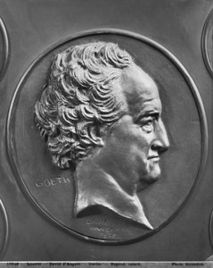Johann Wolfgang von Goethe, 1829 (brons)